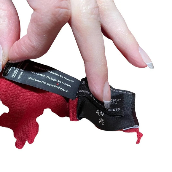 Harley Davidson Logo Embroidered Zip-Up Sweatshirt Jacket Red Black Size Small - Picture 10 of 10